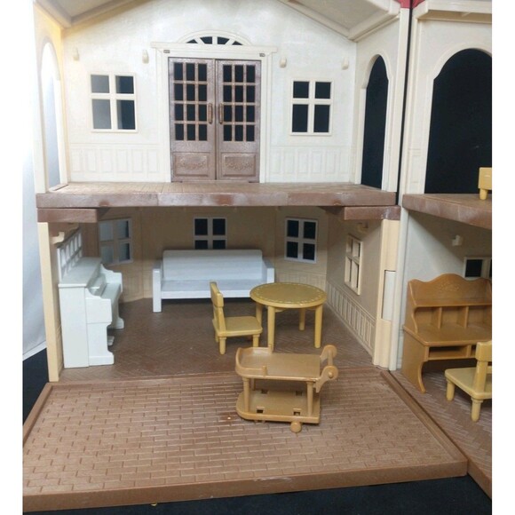 Calico Critters Red Roof Country Doll House Sylvanian Families Incomplete C-Pics - Picture 5 of 16